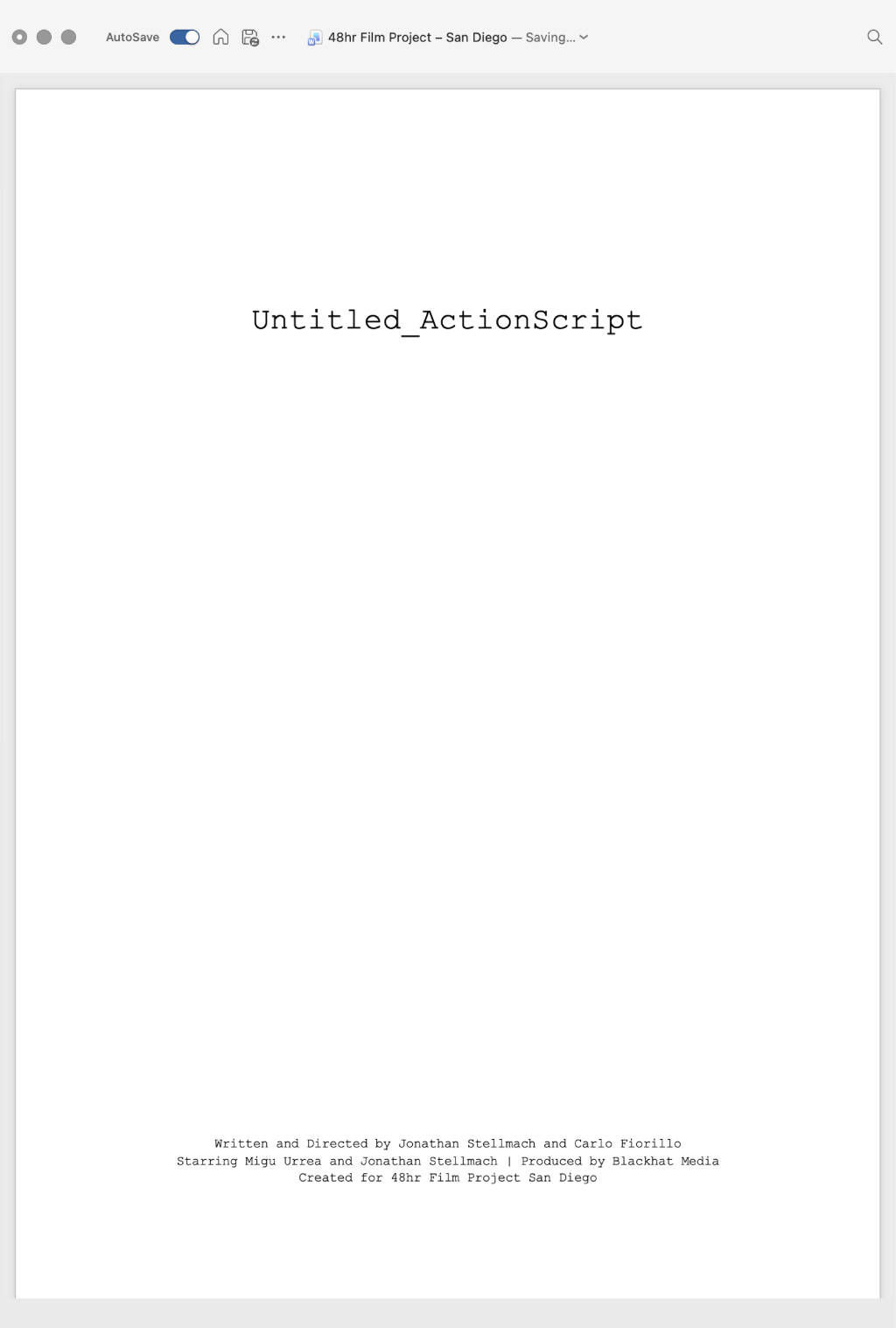 Filmposter for Untitled_ActionScript